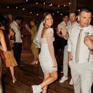 The Bar Jean Dress Blanc Size 6